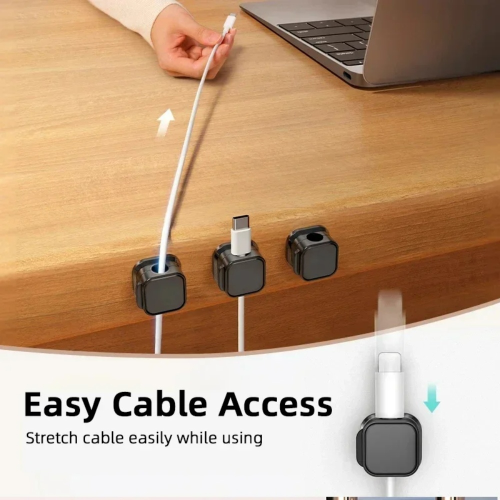 Wall Anchor Plastic - Magnetyczny organizer kabli, uchwyt na kable