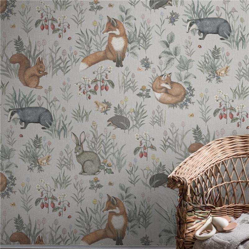 Home Improvement Background - Niestandardowe północnoeuropejskie światło tapety sypialnia TV