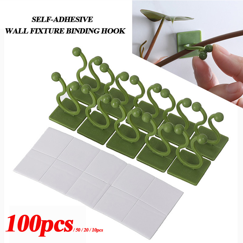 Wall Anchor Plastic - 100 szt. Klipsów do mocowania roślin