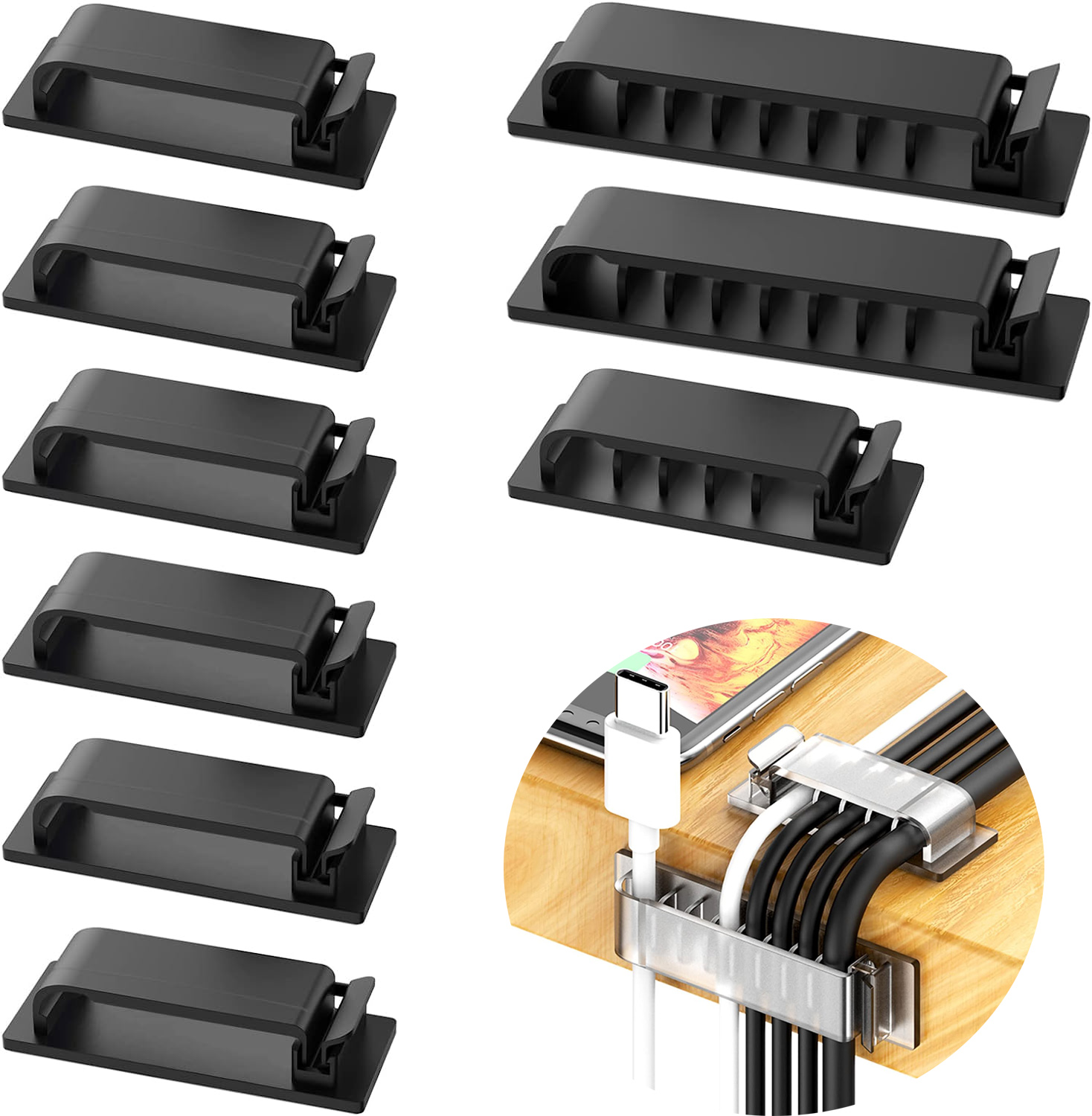 Organizer kabli Samoprzylepne  – Wall Anchor Plastic recenzja i cena