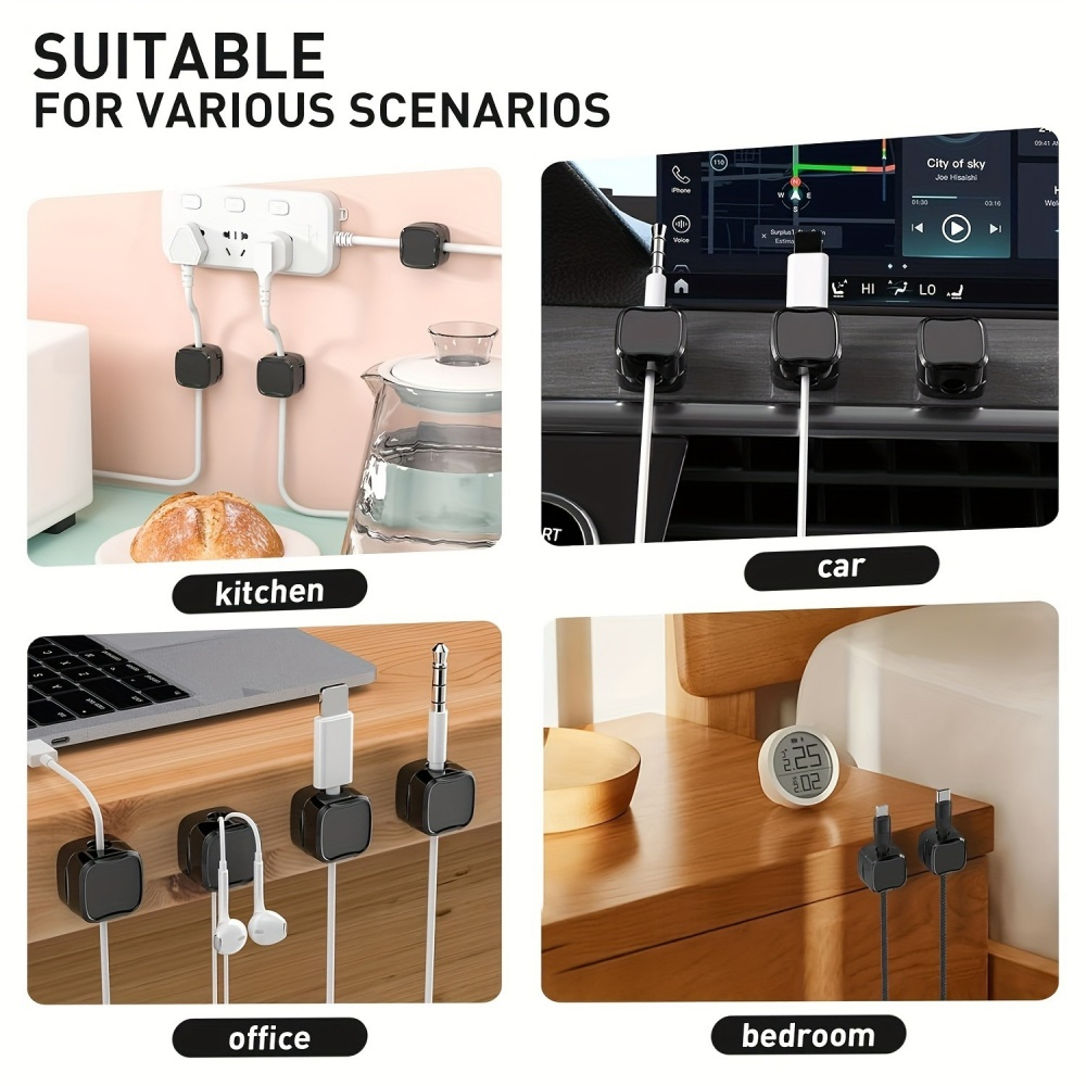 Magnetyczny organizer kabli, u – Wall Anchor Plastic recenzja i cena