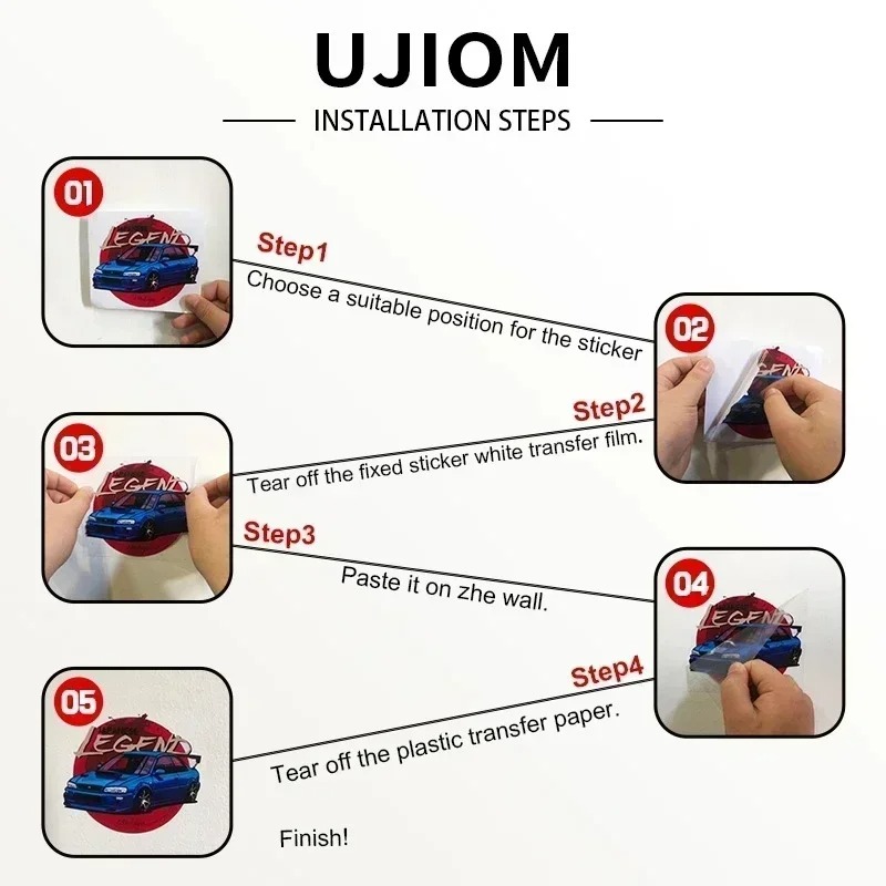 Naklejka ścienna UJIOM Furry L – Vinyl Floor Plank recenzja i cena